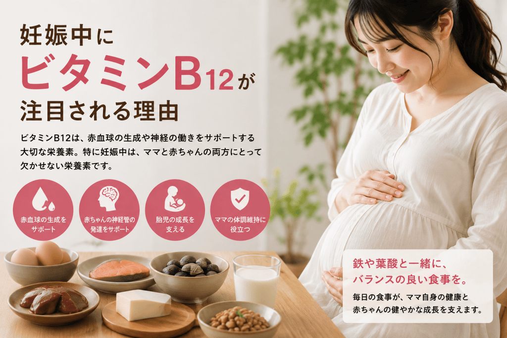 妊娠中にビタミンB12が注目される理由